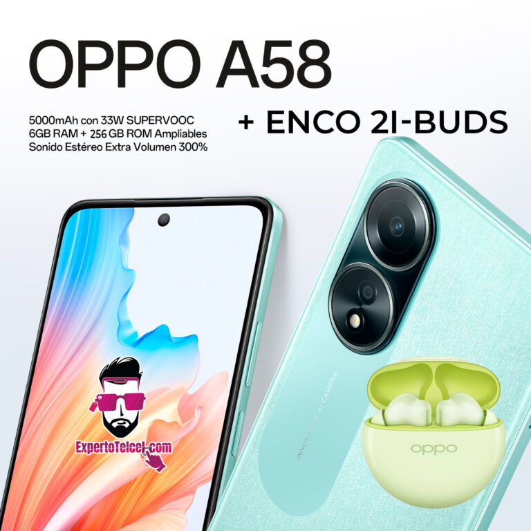 Oppo-A58-+-Enco-2i-buds
