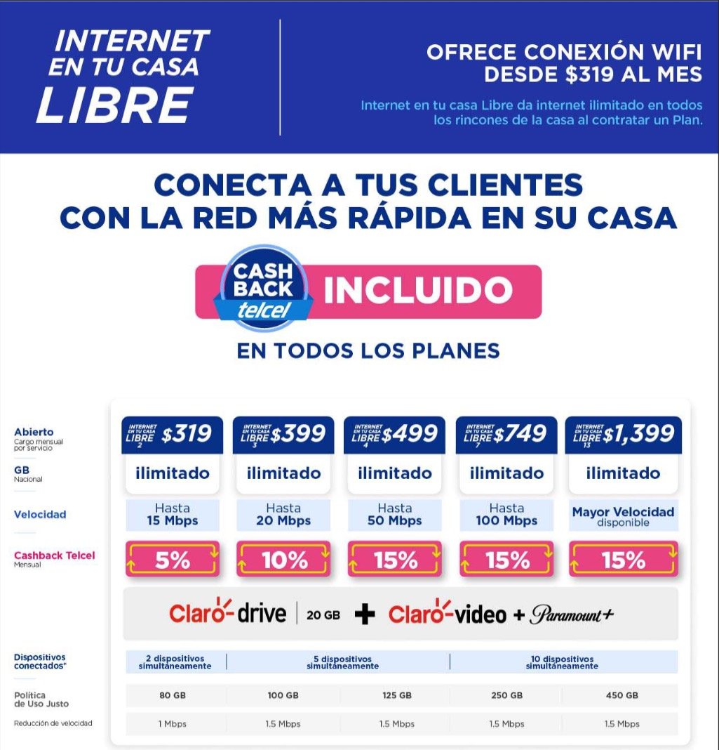 Planes Internet En Tu Casa Libre | Experto TelceL