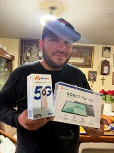 Entrega de Honor Magic8 Lite + Honor Pad X8A en Guadalajara, Jalisco el 30 de enero de 2026 con Experto Telcel, bajo promoción especial con financiamiento mensual.