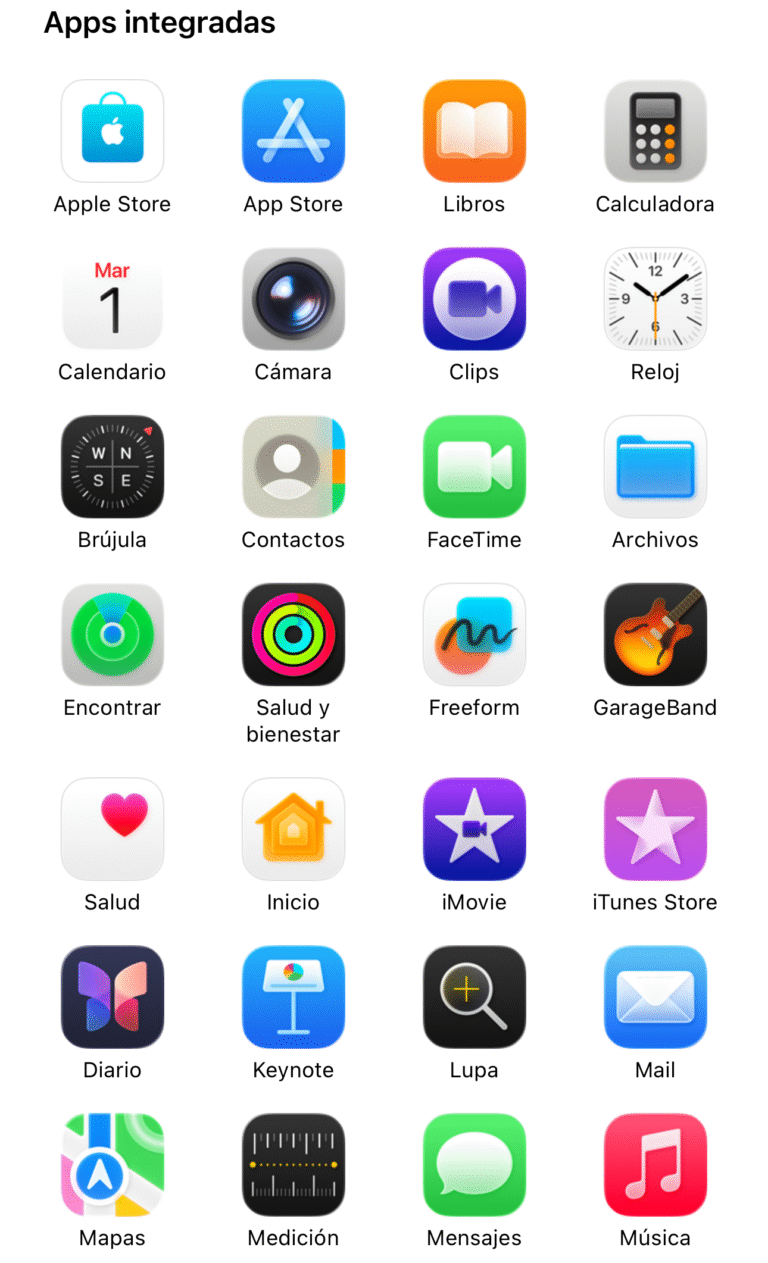 Iphone 17 Pro Max apps incluidas