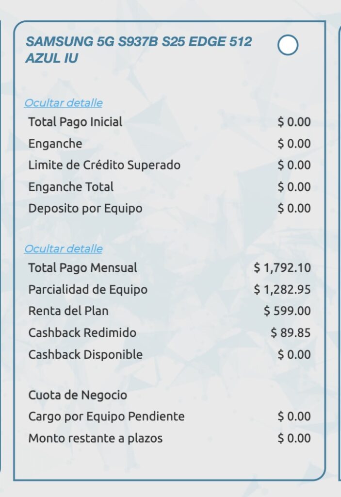 Samsung Galaxy S25 Edge 512GB expertotelcel.com