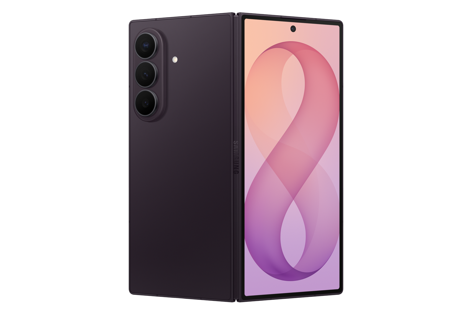Samsung Galaxy Z Fold8 Ultra 512GB color violeta - vista abierta