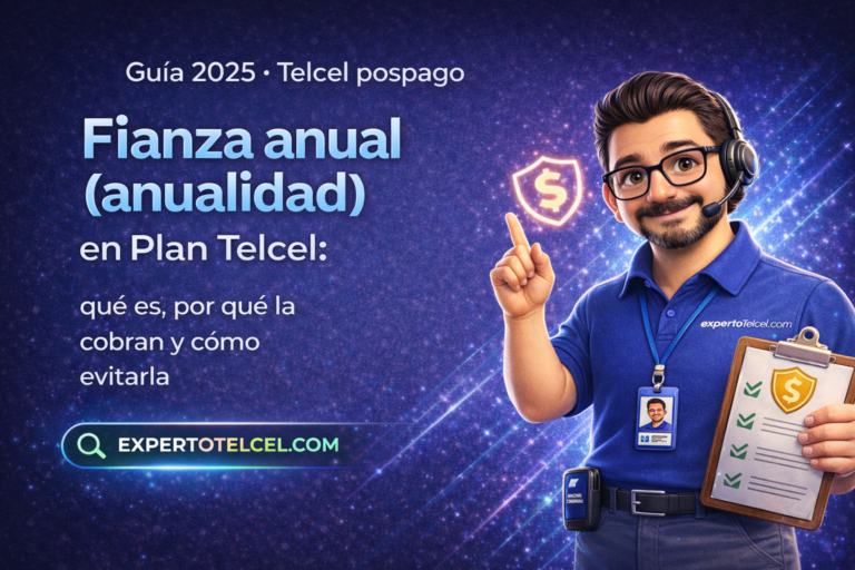 Fianza anual (anualidad) en plan Tel Cel