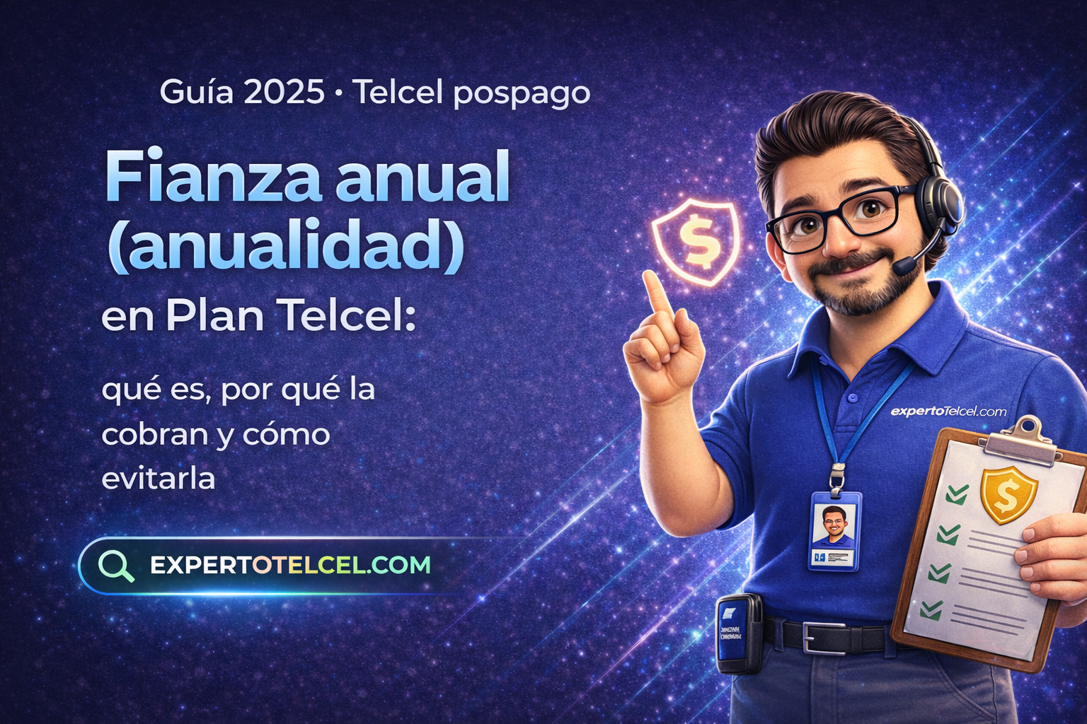 Fianza anual (anualidad) en plan Tel Cel