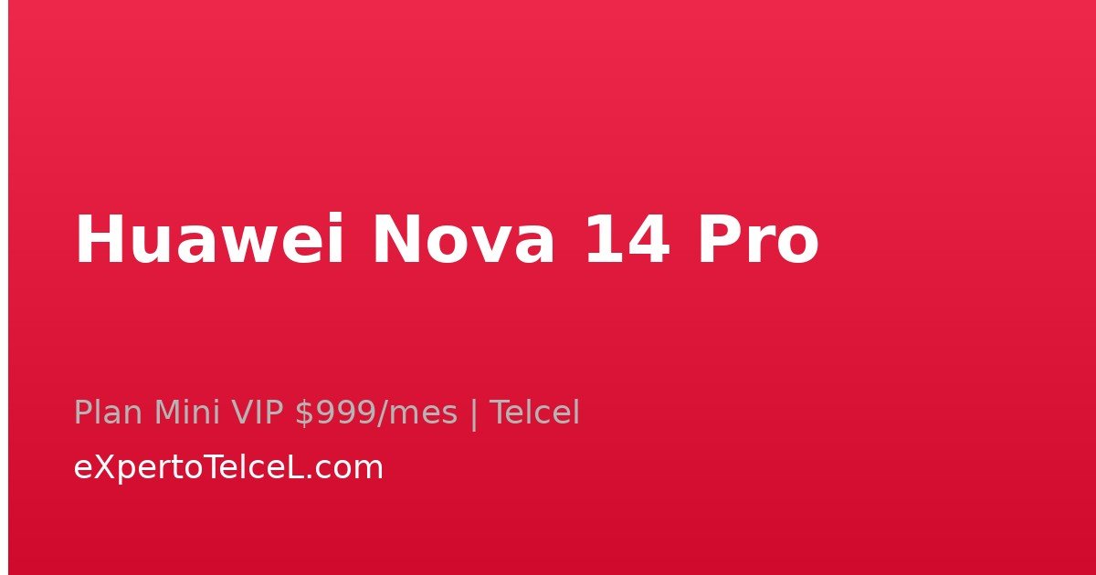 Huawei Nova 14 Pro